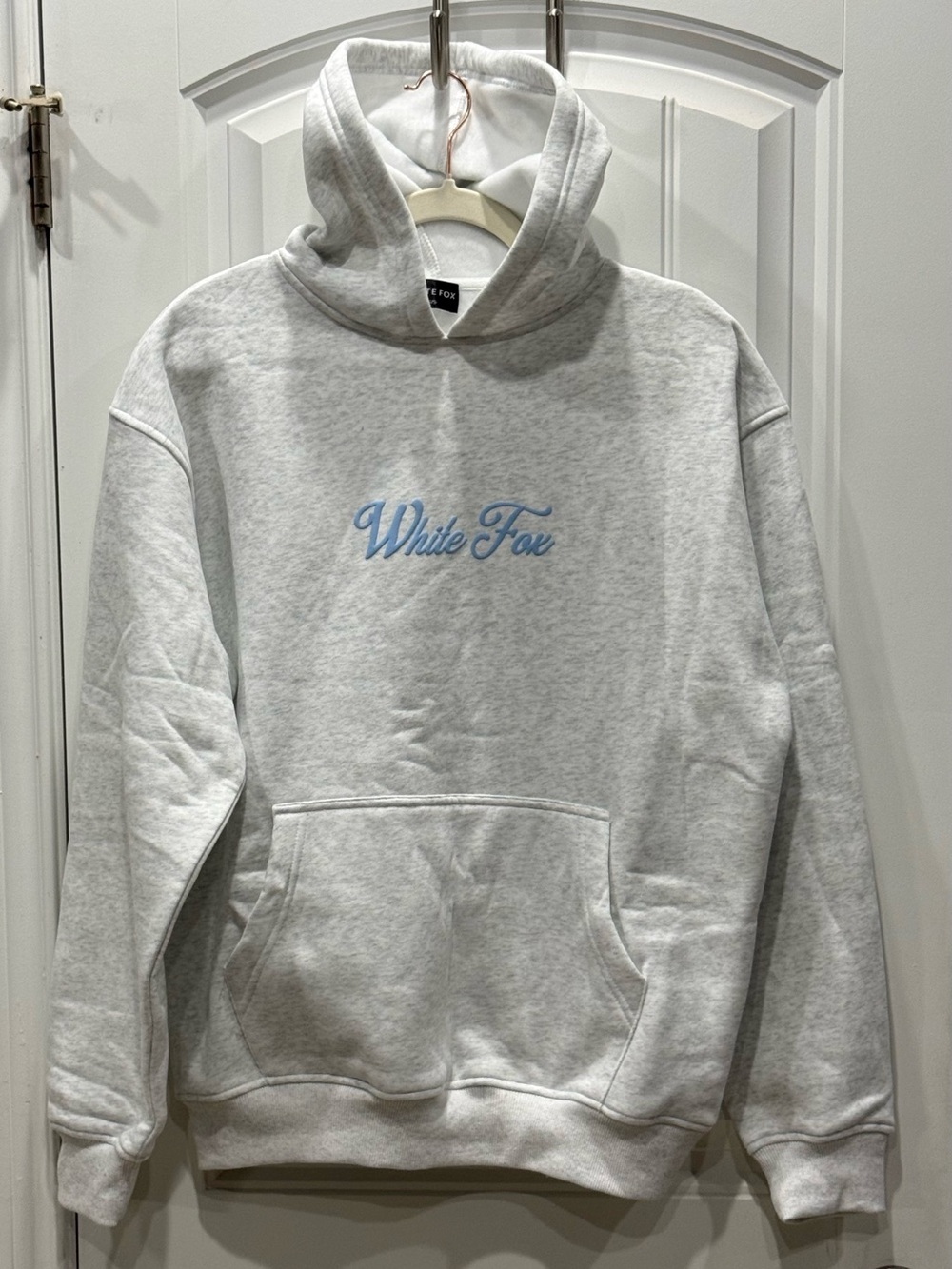 White Fox Boutique Season 7 Size XS/S Hoodie Dawn Gray Blue NWT